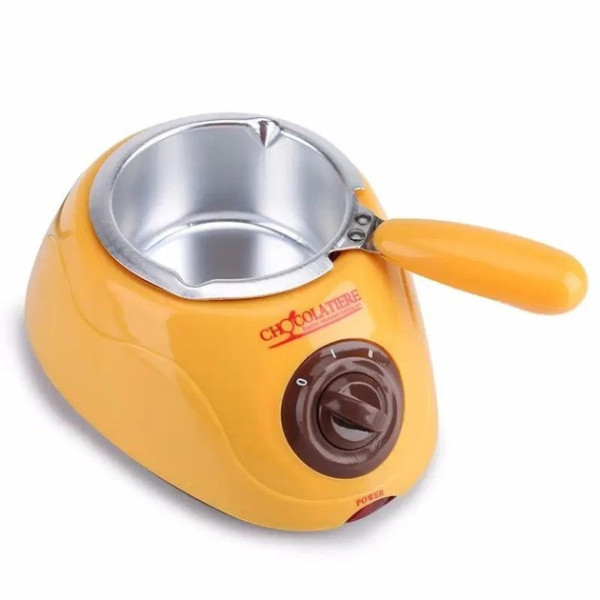 Электрический набор для шоколадного фондю Chocolate Fondue Set с формами и аксессуарами, 200 г