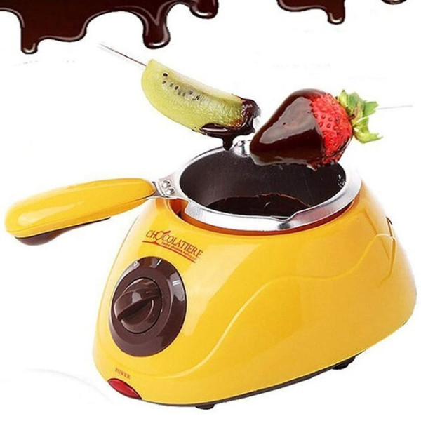 Электрический набор для шоколадного фондю Chocolate Fondue Set с формами и аксессуарами, 200 г