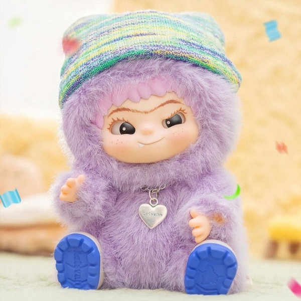 Коллекционная мягкая игрушка-сюрприз Wakuku Pop Top Letsvan 17 см с аксессуарами и карточкой