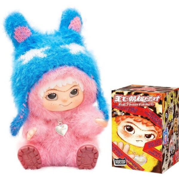 Коллекционная мягкая игрушка-сюрприз Wakuku Pop Top Letsvan 17 см с аксессуарами и карточкой