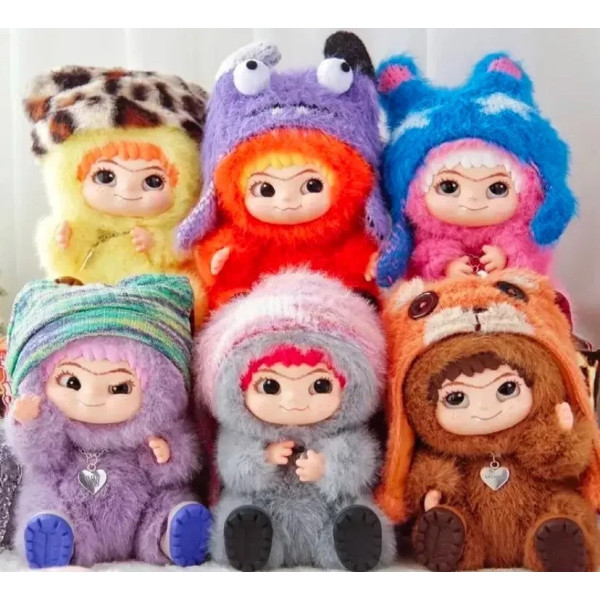 Коллекционная мягкая игрушка-сюрприз Wakuku Pop Top Letsvan 17 см с аксессуарами и карточкой