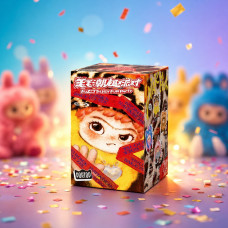 Коллекционная мягкая игрушка-сюрприз Wakuku Pop Top Letsvan 17 см с аксессуарами и карточкой