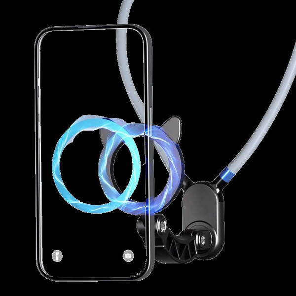 Ошейный магнитный держатель для смартфона с регулировкой наклона, крепление для POV видео без рук