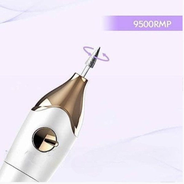 Набор по уходу за ногтями TOUCHBeauty TB-1335: электрическая пилочка 9500 об/мин, 5 насадок и УФ-сушилка, 12 предметов