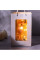 Декоративная композиция KR-04 из 3-х роз из мыла в колбе, LED подсветка, подарочный букет