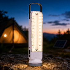 Переносной LED светильник GH-6661 с солнечной панелью и аккумулятором 1200 мАч