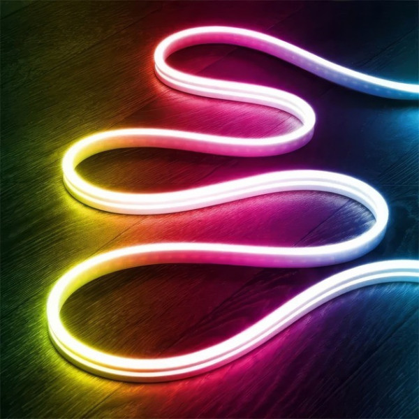 Гибкая неоновая LED-лента RGB 10 м с питанием от USB и синхронизацией с музыкой