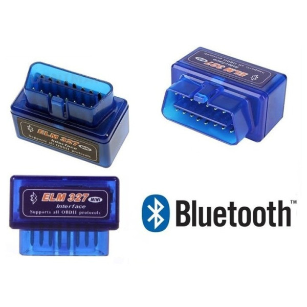 Диагностический Bluetooth-адаптер ELM327 v2.1 OBD2 для Android, Windows и Linux, чтения и удаления ошибок