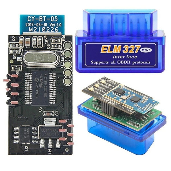 Диагностический Bluetooth-адаптер ELM327 v2.1 OBD2 для Android, Windows и Linux, чтения и удаления ошибок