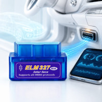 Диагностический Bluetooth-адаптер ELM327 v2.1 OBD2 для Android, Windows и Linux, чтения и удаления ошибок