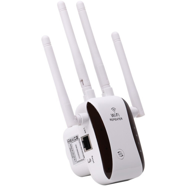 Wi-Fi-репитер LV-WR29 2,4 ГГц до 300 Мбит/с с 4 антеннами и режимами Repeater/AP/Router, белый