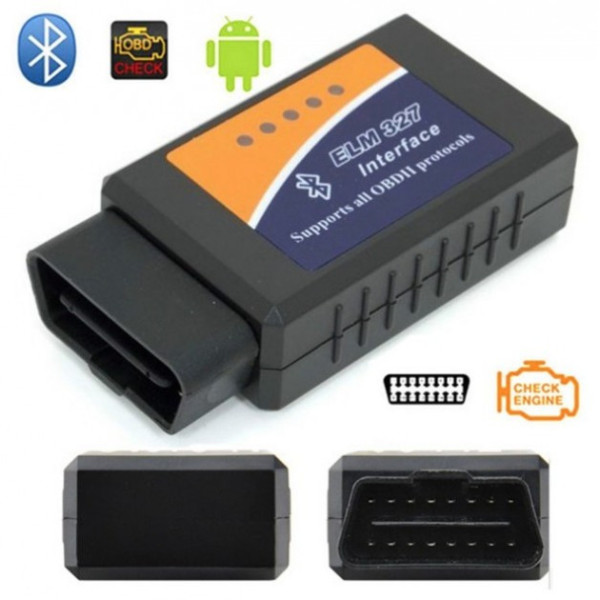 Автомобильный диагностический сканер ELM327 V1.5 Bluetooth OBD2 для Android и ПК
