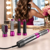 Стайлер 5 в 1 Hot Air Styler для сушки, завивки и выпрямления волос, 1000 Вт