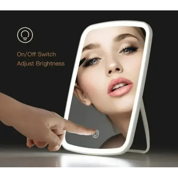 Настольное косметическое зеркало Jordan Judy NZ520 с LED-подсветкой и сенсорным управлением