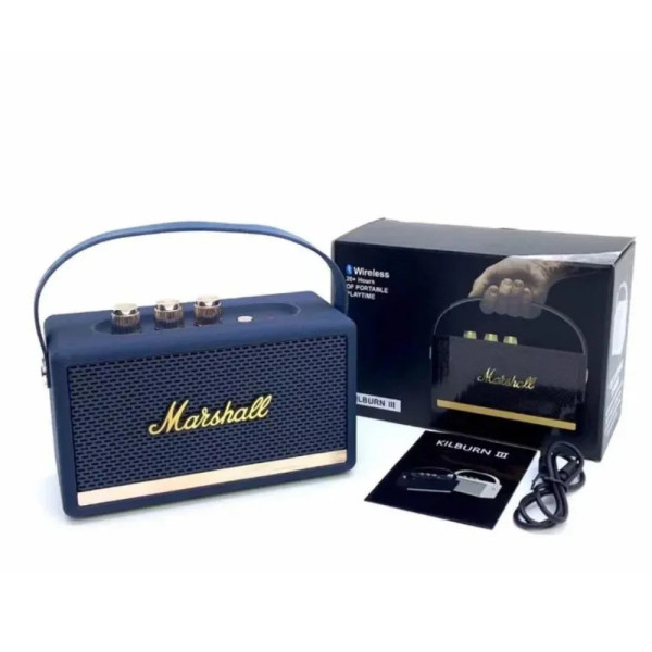Беспроводная портативная колонка Marshall W4 Bluetooth 5.1 с FM-радио, USB и microSD