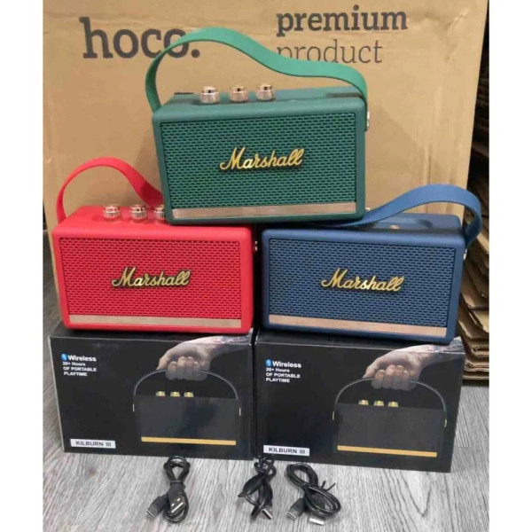 Беспроводная портативная колонка Marshall W4 Bluetooth 5.1 с FM-радио, USB и microSD