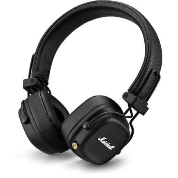 Беспроводные накладные наушники Marshall Major IV Bluetooth 5.0 с беспроводной зарядкой, черные