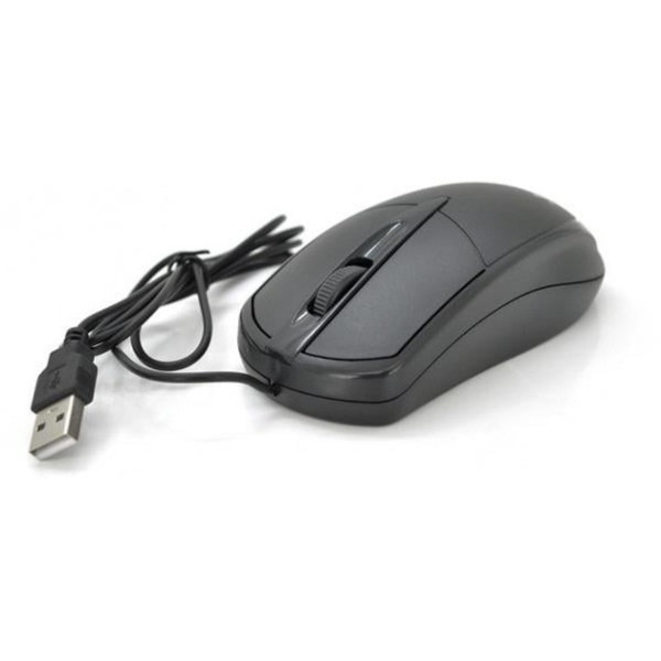 Проводная компьютерная мышь Jedel CP72 USB с оптическим сенсором 1000 DPI, черная
