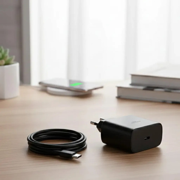 Сетевое зарядное устройство EP-TA845 45W PD 3.0 с кабелем USB Type-C/Type-C 5A 1 м, черный