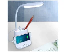 Настольная светодиодная лампа 3в1 с встроенным аккумулятором и Power Bank